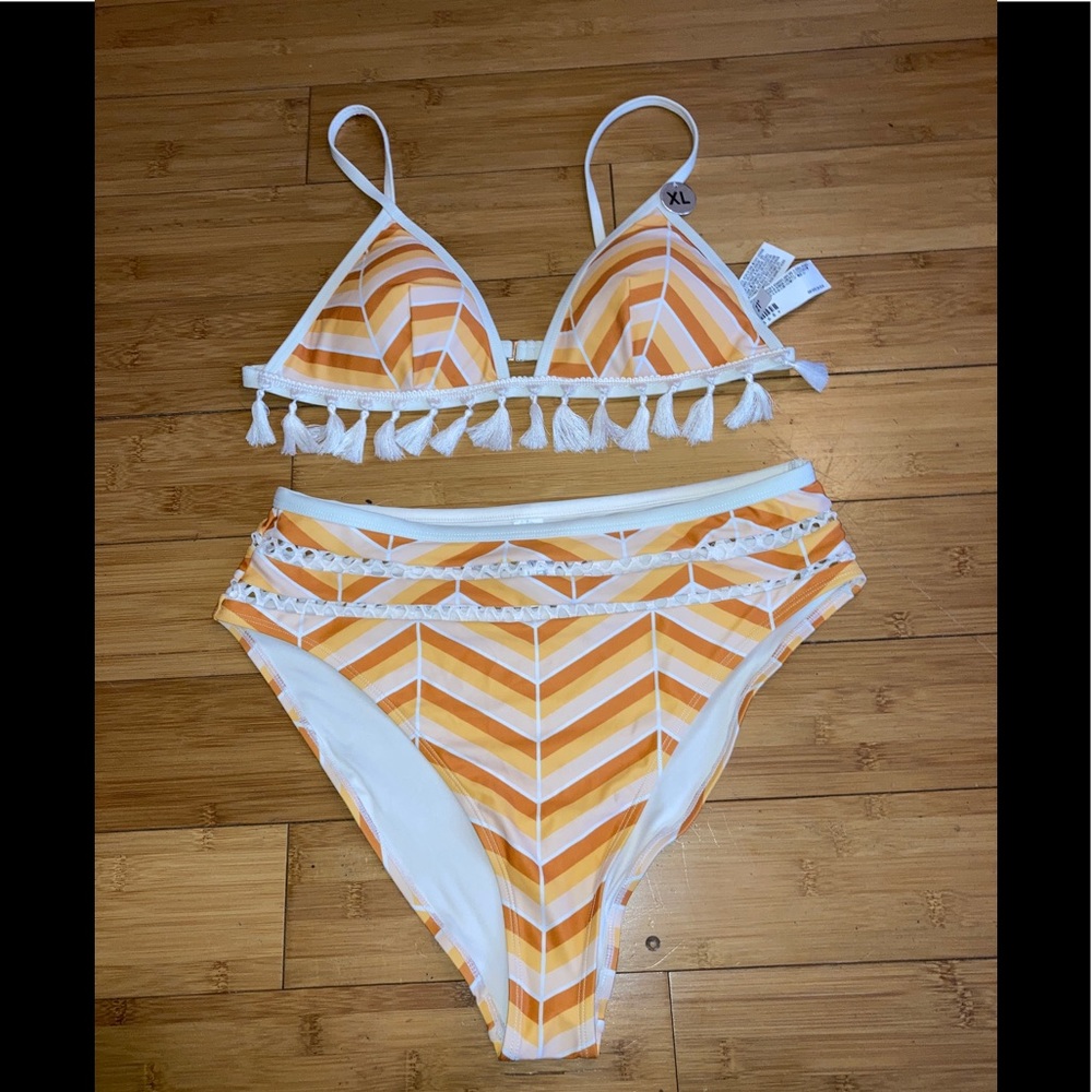 Forever 21 Tribal and Fringe Bathing Suit